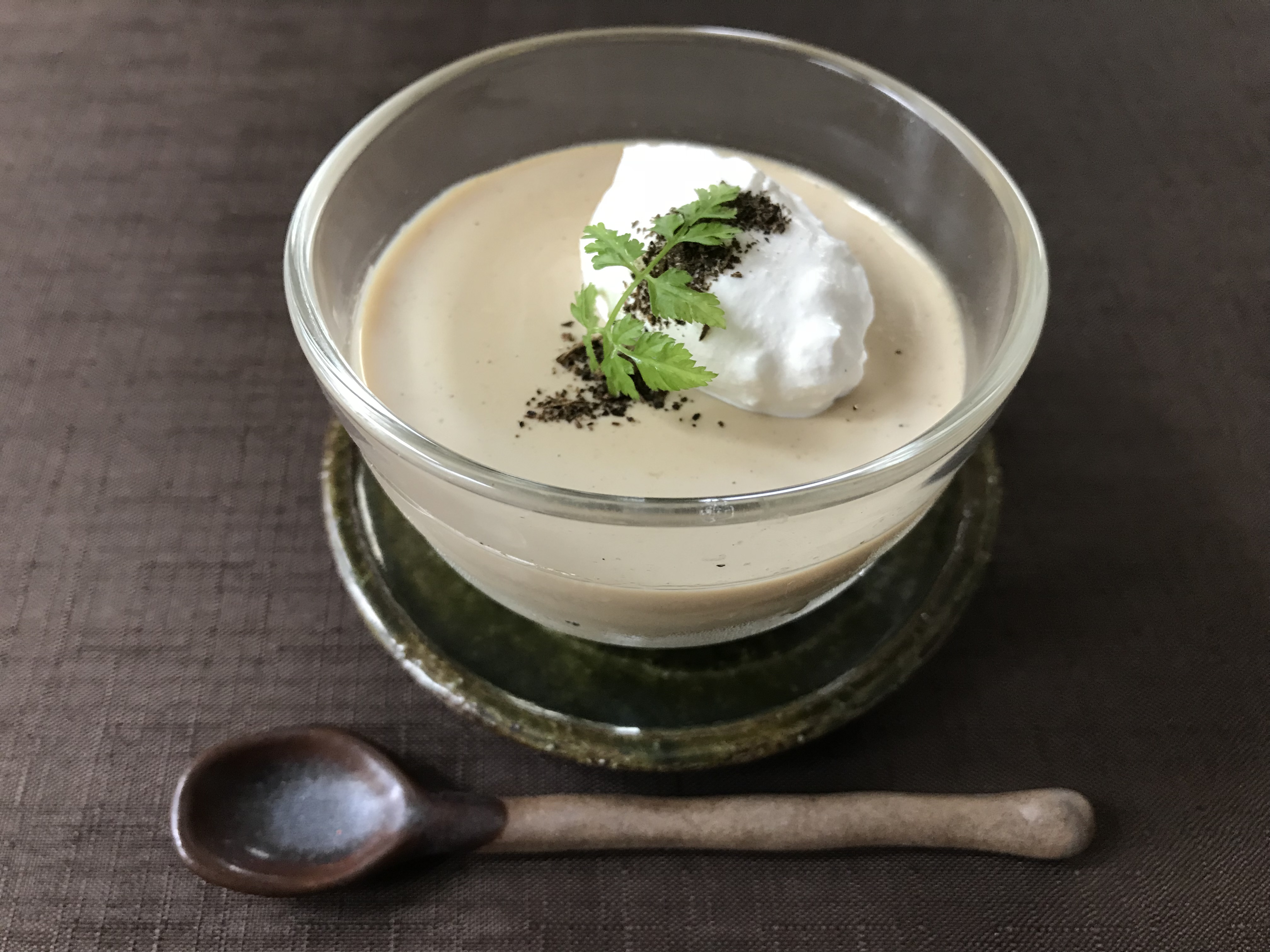 ほうじ茶プリン