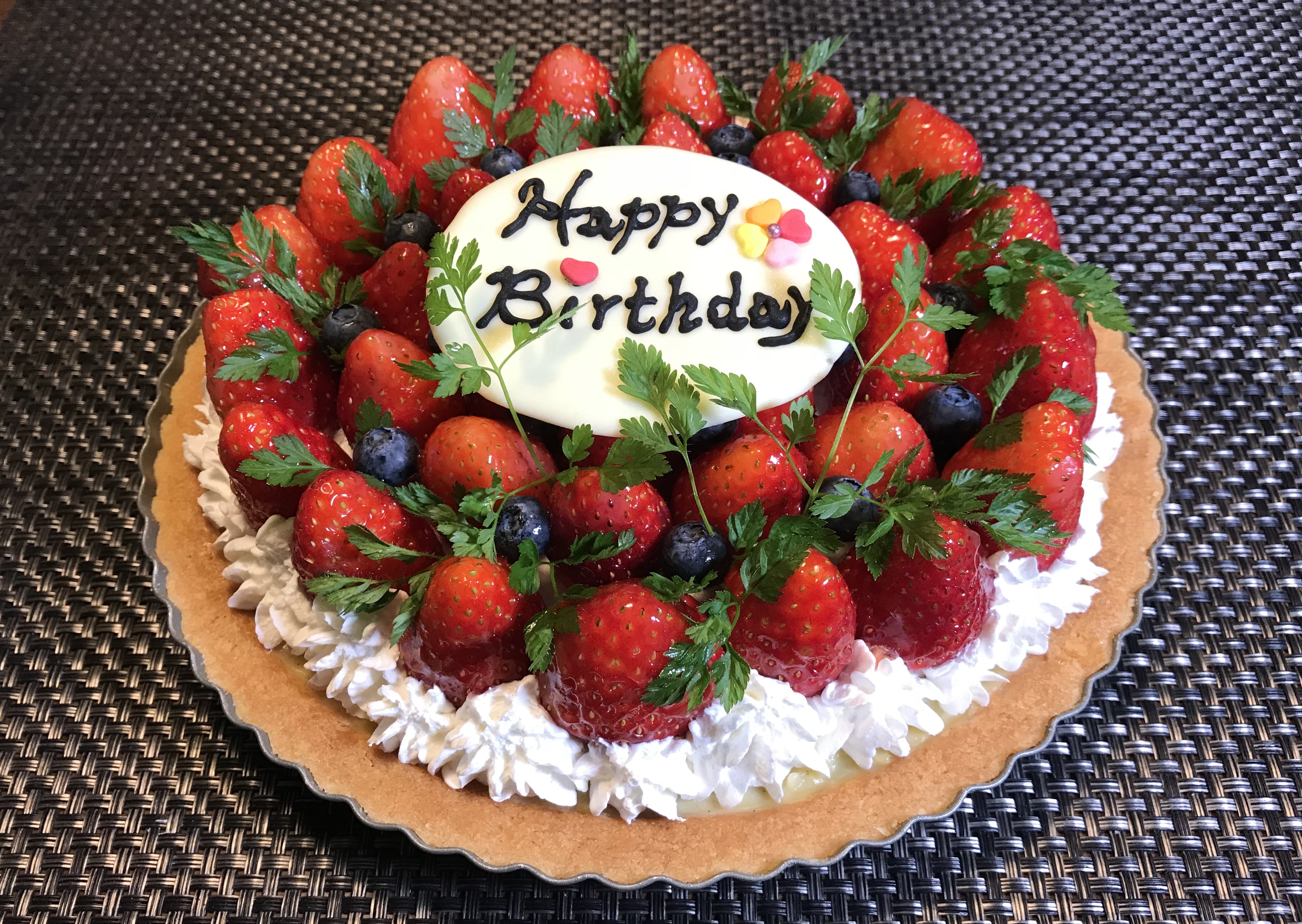 いちごとブルーベリーのタルト